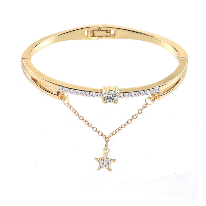 Women's Fashion Simple Pentagram Diamond Bracelet – Stylish Gifts — 1