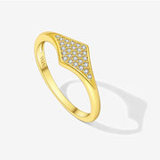 S925 Sterling Silver Micro Inlaid Zircon Classic Ring – Gift Ideas — 6