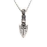 Personality Vintage Cross Shield Titanium Steel – Jewelry Gift Ideas — 3