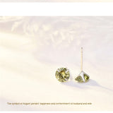 Silver S925 Sterling Silver Classic Four-claw Stud – Birthday Gifts — 3