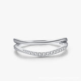 Women's Simple Double-layer Design S925 Sterling – Gifts for Her — 1