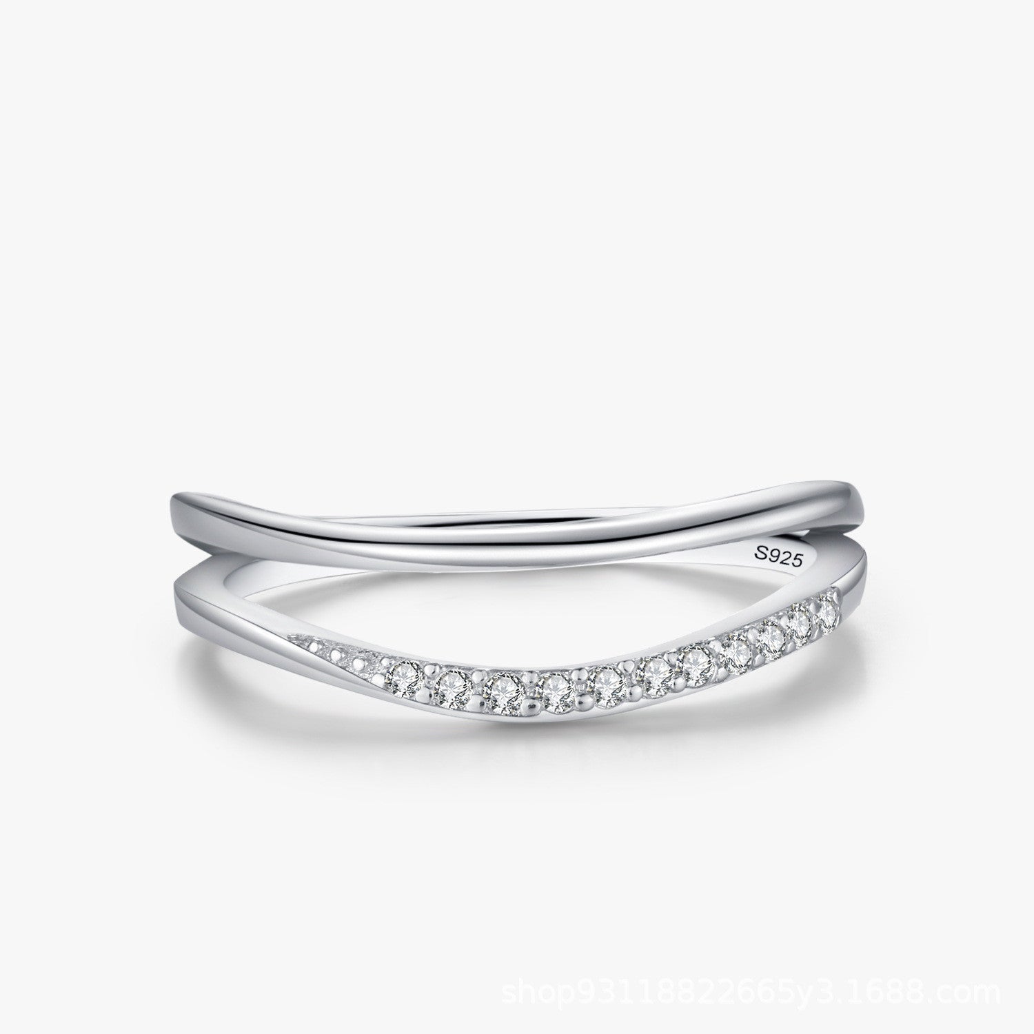 Women's Simple Double-layer Design S925 Sterling – Gifts for Her — 1