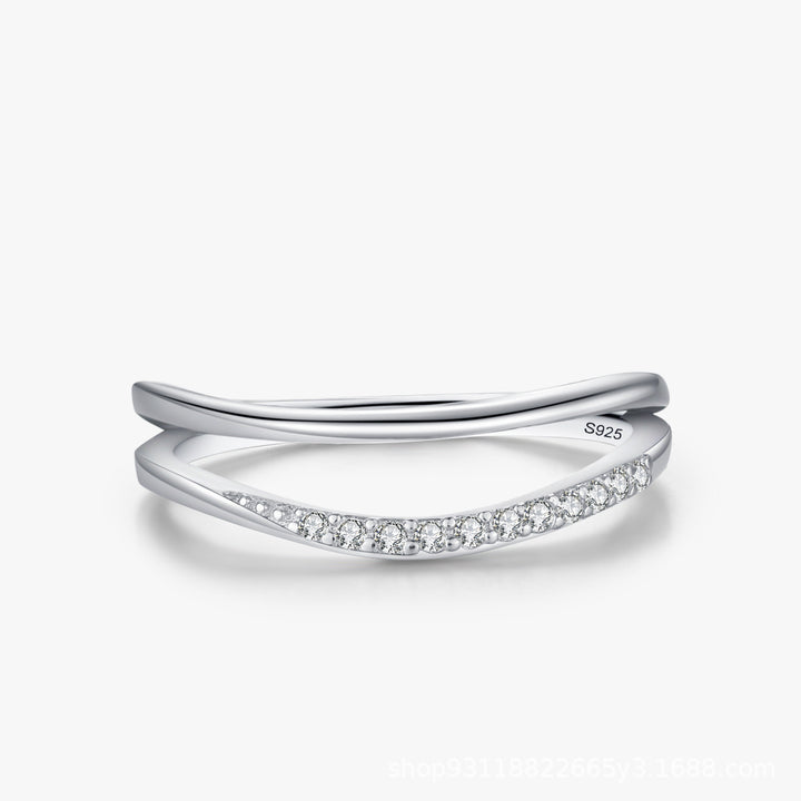 Women's Simple Double-layer Design S925 Sterling – Gifts for Her — 1