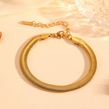 Metal Texture Gold-plated Stitching Soft Snake – Jewelry Gift Ideas — 7