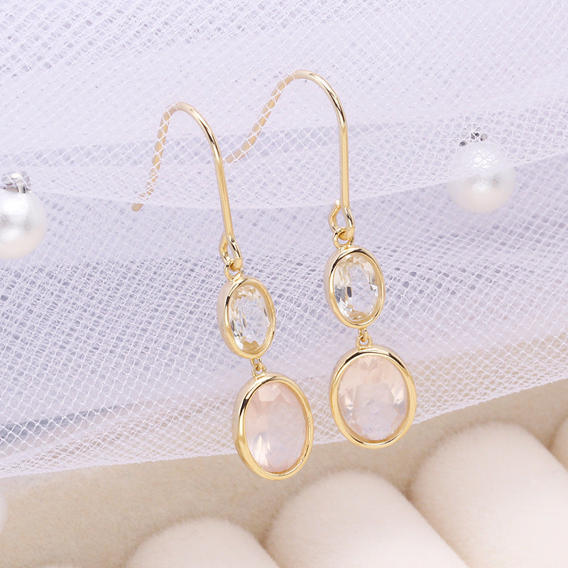 Simple Fashion Crystal Earrings Female – Stylish Gifts — 1
