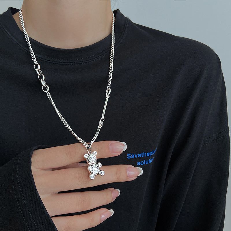 Fashion Cute Bear Pendant Sweater Neckchain – Jewelry Gift Ideas — 1
