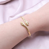 Titanium Steel C- Shaped Bracelet Snake-shaped – Jewelry Gift Ideas — 1
