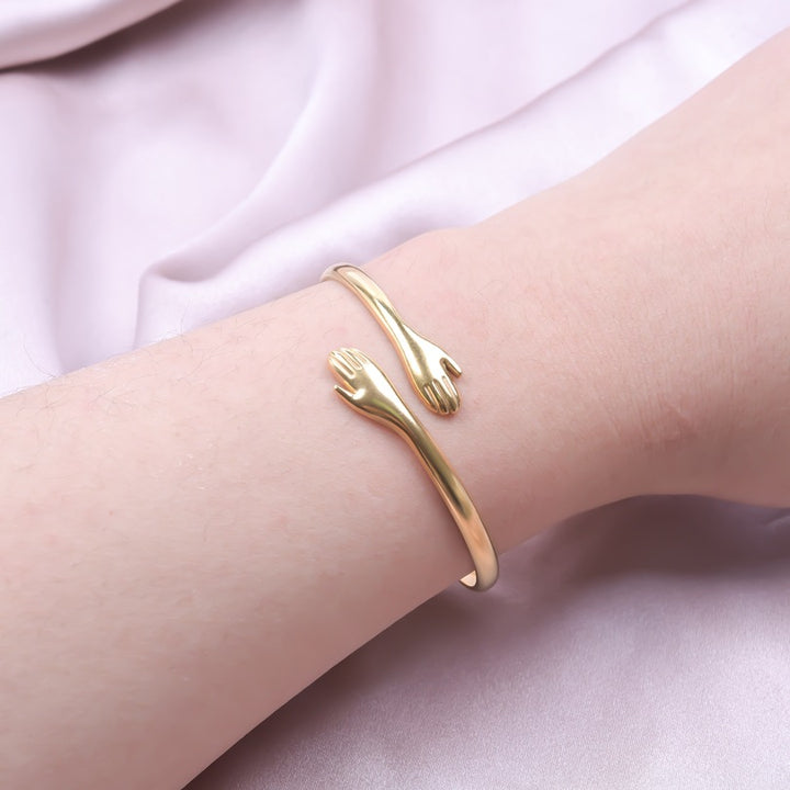 Titanium Steel C- Shaped Bracelet Snake-shaped – Jewelry Gift Ideas — 1