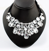 Exaggerated Sparkling Petal Fake Collar Necklace – Jewelry Gift Ideas — 5