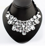Exaggerated Sparkling Petal Fake Collar Necklace – Jewelry Gift Ideas — 5