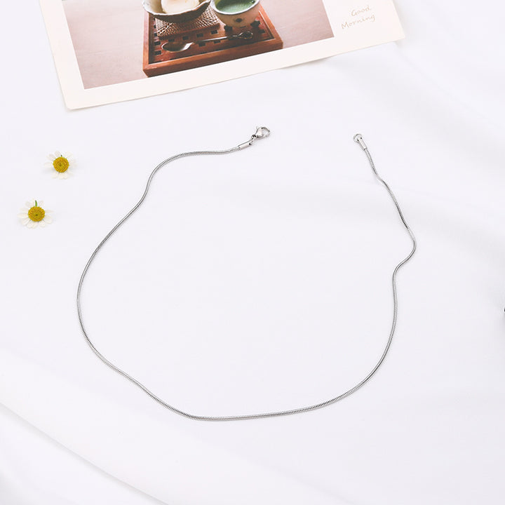 Stainless Steel Round Snake Chain Plating – Jewelry Gift Ideas — 1