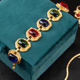 Retro Three-color Hand Burn Glazed Bracelet – Jewelry Gift Ideas — 9
