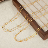 Women's Versatile Double-layer Clavicle Chain – Gifts for Her — 2