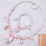 Children's Necklace Jewelry Pearl Bracelet Set – Jewelry Gift Ideas — 8