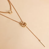 Double Ring Clavicle Chain Tassel Long Stick – Jewelry Gift Ideas — 10