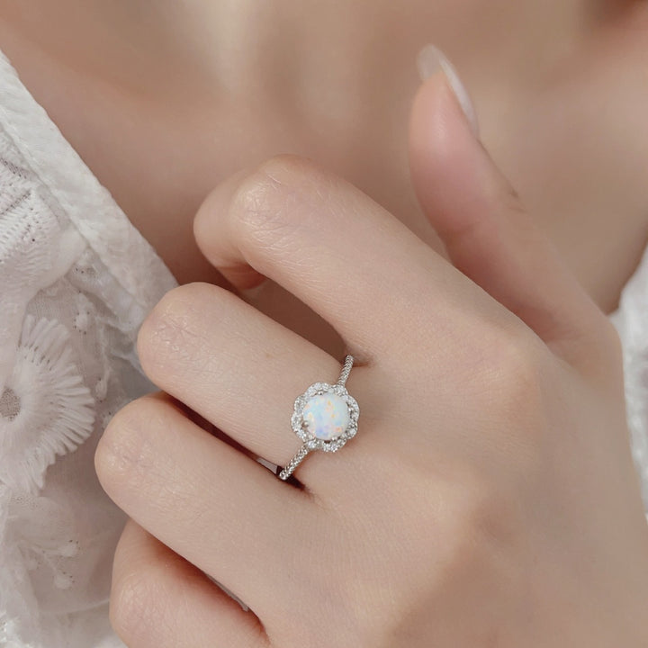 Vintage S925 Sterling Silver Flowers Ring – Gift Ideas — 1