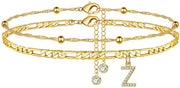 26 Letters Anklet Zircon Letters Simple – Meaningful Gifts — 5