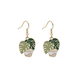 Women's Fashion Cartoon Potted Greenery Earrings – Stylish Gifts — 2