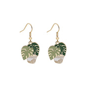 Women's Fashion Cartoon Potted Greenery Earrings – Stylish Gifts — 2
