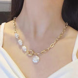 Retro Sterling Silver Baroque Pearl Necklace – Jewelry Gift Ideas — 5