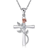 Classic Cross Rose Gold Necklace – Jewelry Gift Ideas — 2