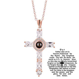 Jewelry Cross Projection Necklace Bronze – Jewelry Gift Ideas — 1