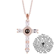 Jewelry Cross Projection Necklace Bronze – Jewelry Gift Ideas — 1