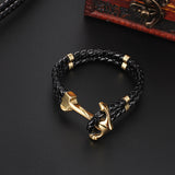Men's Anchor Leather Rope Bracelet Couple – Jewelry Gift Ideas — 1