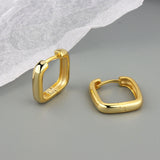 Trendy Women's Simple Geometric Metal Square Earrings – Gifts for Her — 5