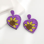 Creative Beach Vacation Handmade Fabric Bead Earrings – Gifts for Her — 4
