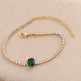 Green Zircon Jewelry Pull Bracelet Female – Jewelry Gift Ideas — 5
