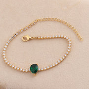 Green Zircon Jewelry Pull Bracelet Female – Jewelry Gift Ideas — 5
