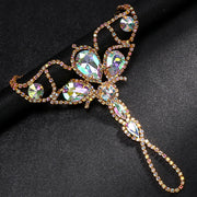AB Colorful Crystals Mitten-type Bracelet Fashion – Stylish Gifts — 7