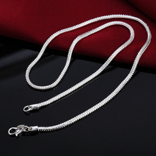 925 Sterling Silver Solid Snake Chain – Useful Gifts — 2