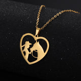 Love Necklace Fashionable Temperament Cutting – Jewelry Gift Ideas — 6