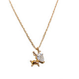 Women's Diamond Inlaid Deer Necklace – Jewelry Gift Ideas — 3