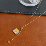 Light Luxury White Shell Love Titanium Steel – Jewelry Gift Ideas — 11