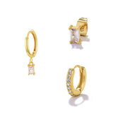 Geometric Square Diamond Colorful Youth Earrings – Practical Gifts — 8
