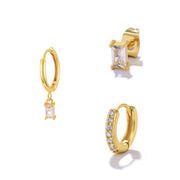 Geometric Square Diamond Colorful Youth Earrings – Practical Gifts — 8