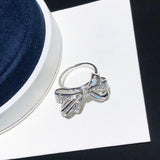 Full Diamond Bow Ring Female Fashion Personality – Stylish Gifts — 2