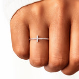 S925 Sterling Silver Single Row Fine Diamond Women's – Gifts for Her — 1