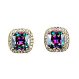Colored Diamond Earrings European And American Fashion – Stylish Gifts — 3