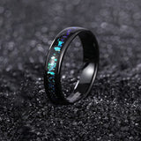 Black Unisex Tungsten Steel Ring – Gift Ideas — 3