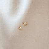 Mini Love Ear Stud South Korean Zircon – Gifts for Couples — 5