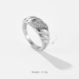 Versatile Design Geometric Irregular Spiral Ring – Gift Ideas — 7