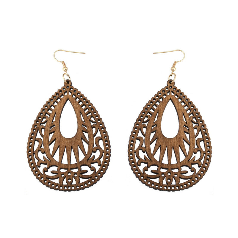 European And American New Fashion Hollow Water Drop – Stylish Gifts — 1