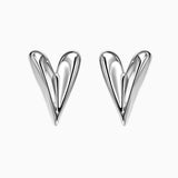 Simple Heart-shaped Glossy Three-dimensional Love – Gifts for Couples — 4