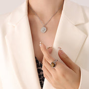 Cute Popular Palm Print Footprint Necklace – Jewelry Gift Ideas — 1
