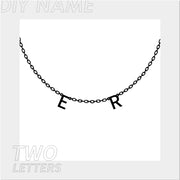 Personalized Alphabet Name Necklace DIY – Jewelry Gift Ideas — 11
