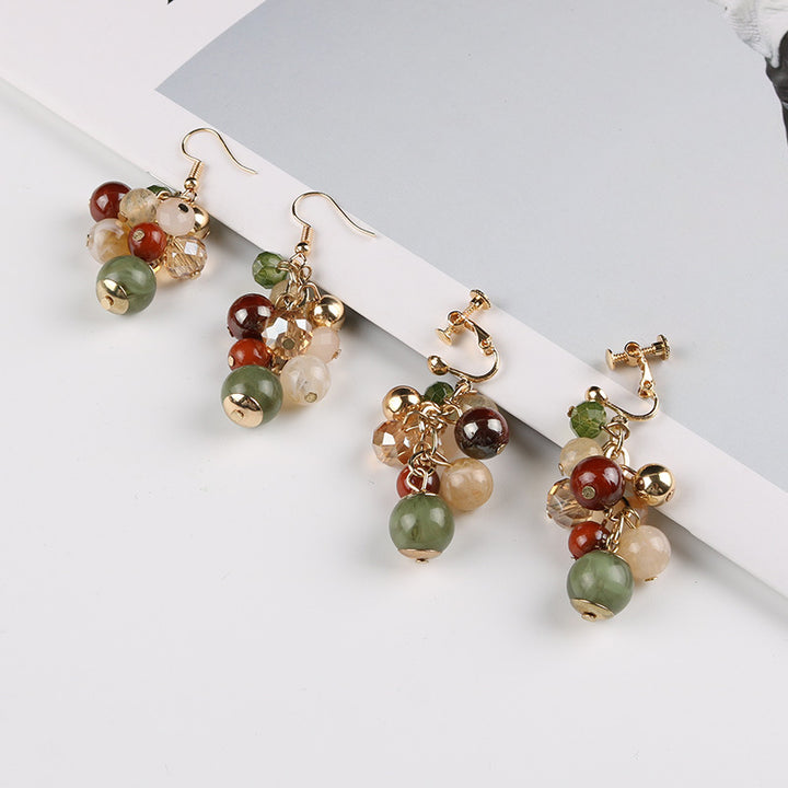 European And American Fashion Colored Acrylic Earrings – Stylish Gifts — 1